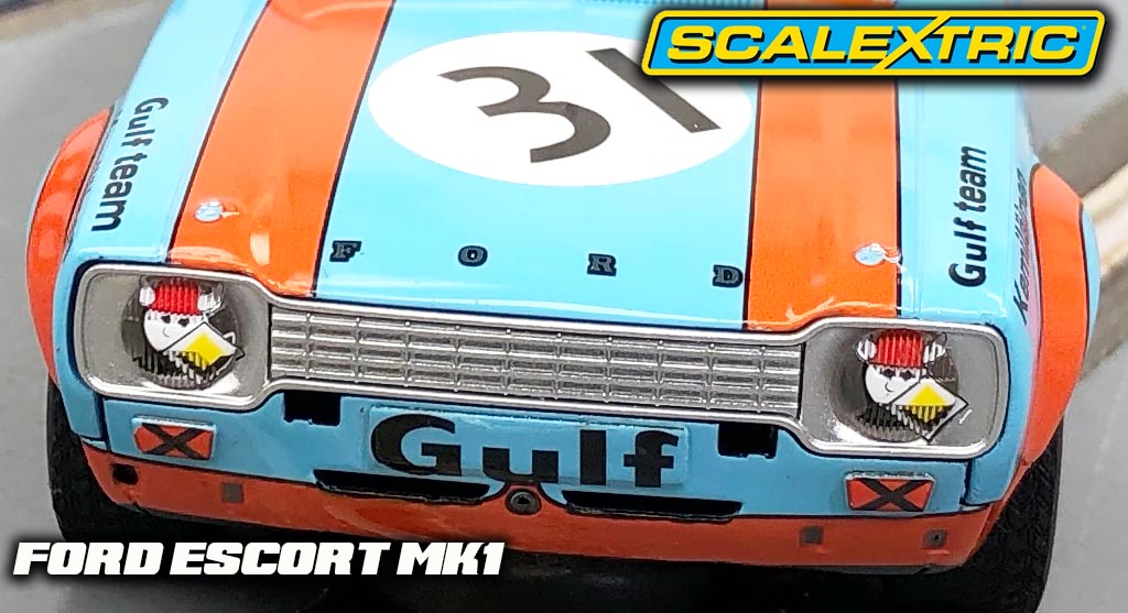 Scalextric Ford Escort Mk1 - Gulf Edition 1/32 Slo